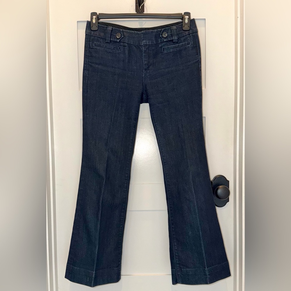 Banana Republic Petite Trouser Flare Jeans